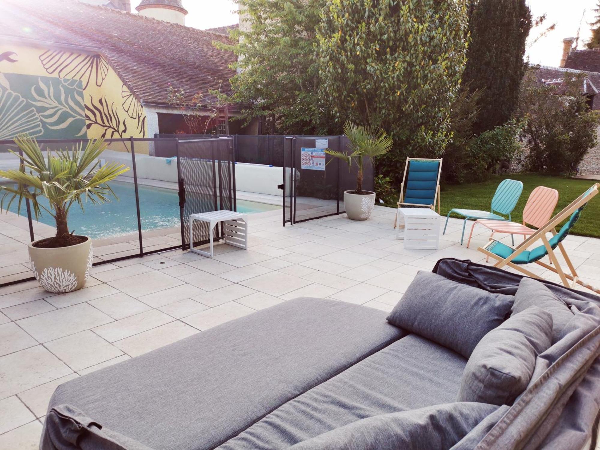 Domaine De Tardais, Ideal Famille Avec Piscine Et Nombreux Loisirs Senonches Bagian luar foto